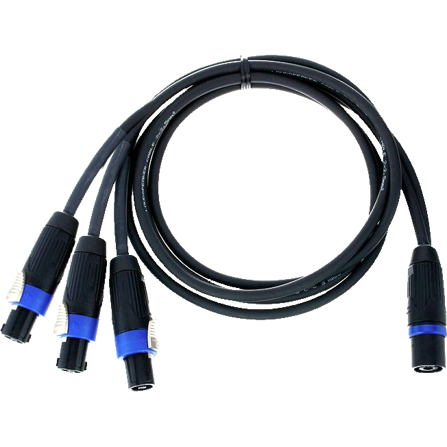 Speakon 3-Split 4polig